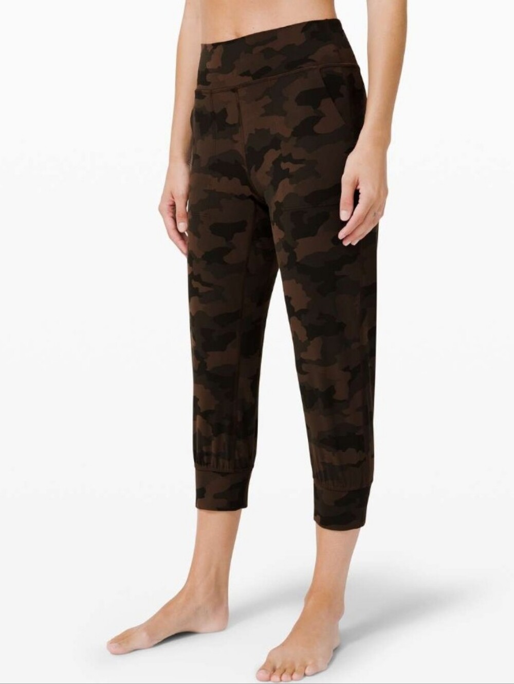 Lululemon Align Jogger Crop 23" Size 4 Heritage 365 Camo Brown Earth